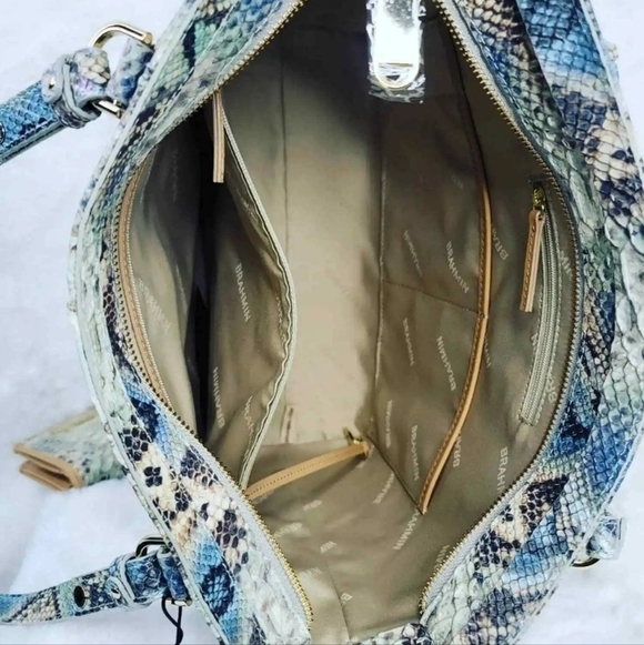 Brahmin Rare 2 PCS SET Holographic Purse bag tote handbag+ wallet NWT De… - Picture 2 of 14